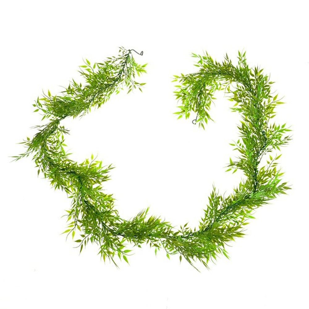 CB Imports 180cm Artificial Green Vine Bamboo Garland - Old Railway Line Garden Centre