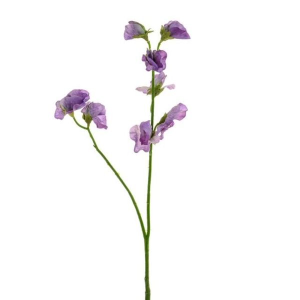 CB Imports 48cm Lilac Artificial Sweetpea Stem - Old Railway Line Garden Centre