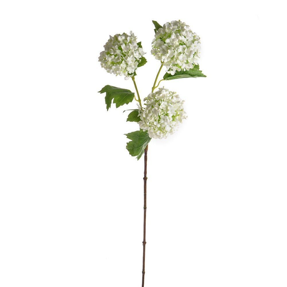 CB Imports 82cm Cream Artificial Snowball Spray - Old Railway Line Garden Centre