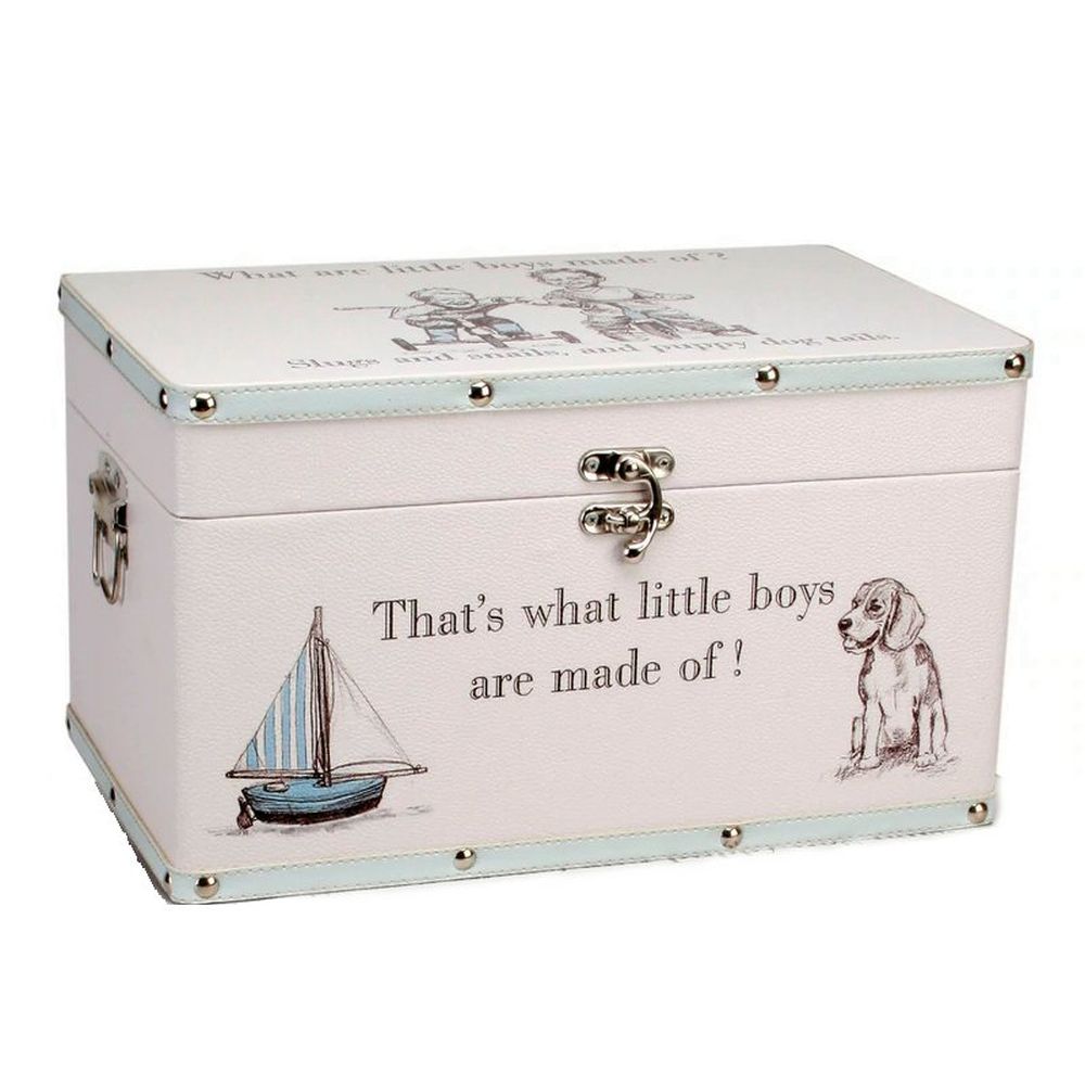 Celebrations 37.5cm Petit Cheri Small Little Boys Luggage Box - Old Railway Line Garden Centre
