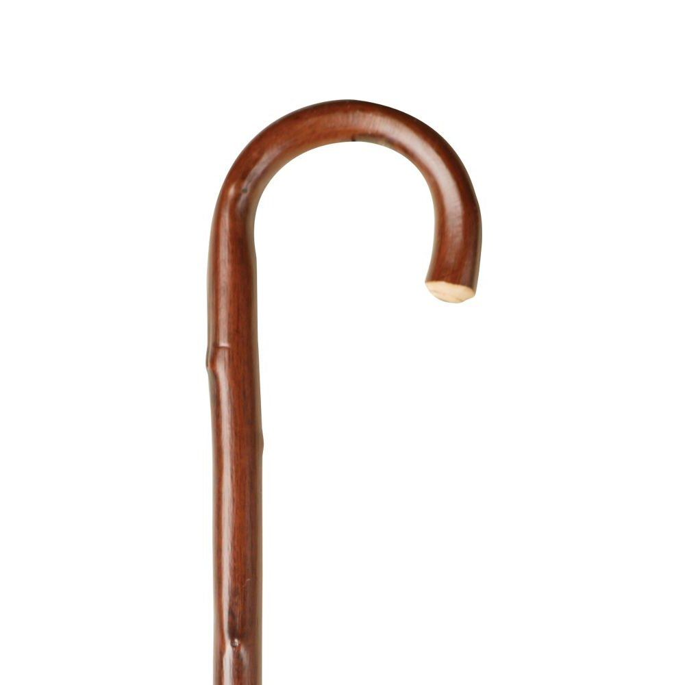 Charles Buyers 91cm Chestnut Crook Walking Stick - Old Railway Line Garden Centre