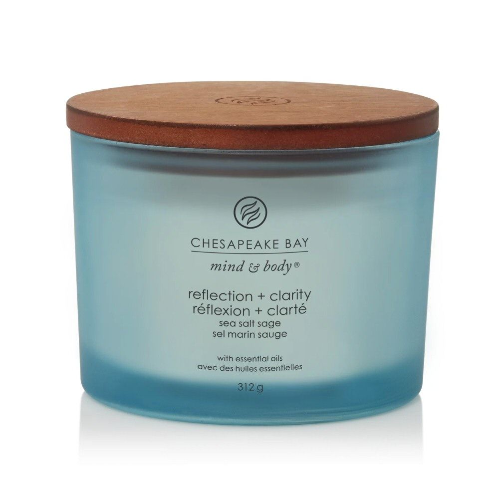 Chesapeake Bay 312g Reflection & Clarity 3 - WIck Jar Candle - Old Railway Line Garden Centre
