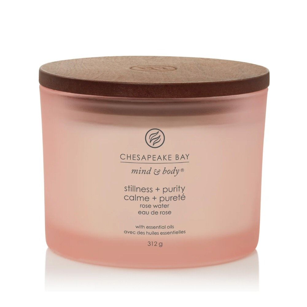 Chesapeake Bay 312g Stillness & Purity 3 - Wick Jar Candle - Old Railway Line Garden Centre