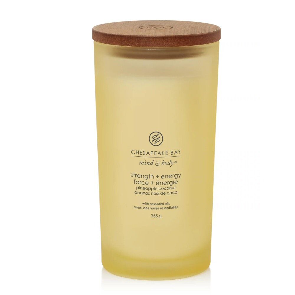 Chesapeake Bay 355g Strength & Energy Large Jar Candle - Old Railway Line Garden Centre