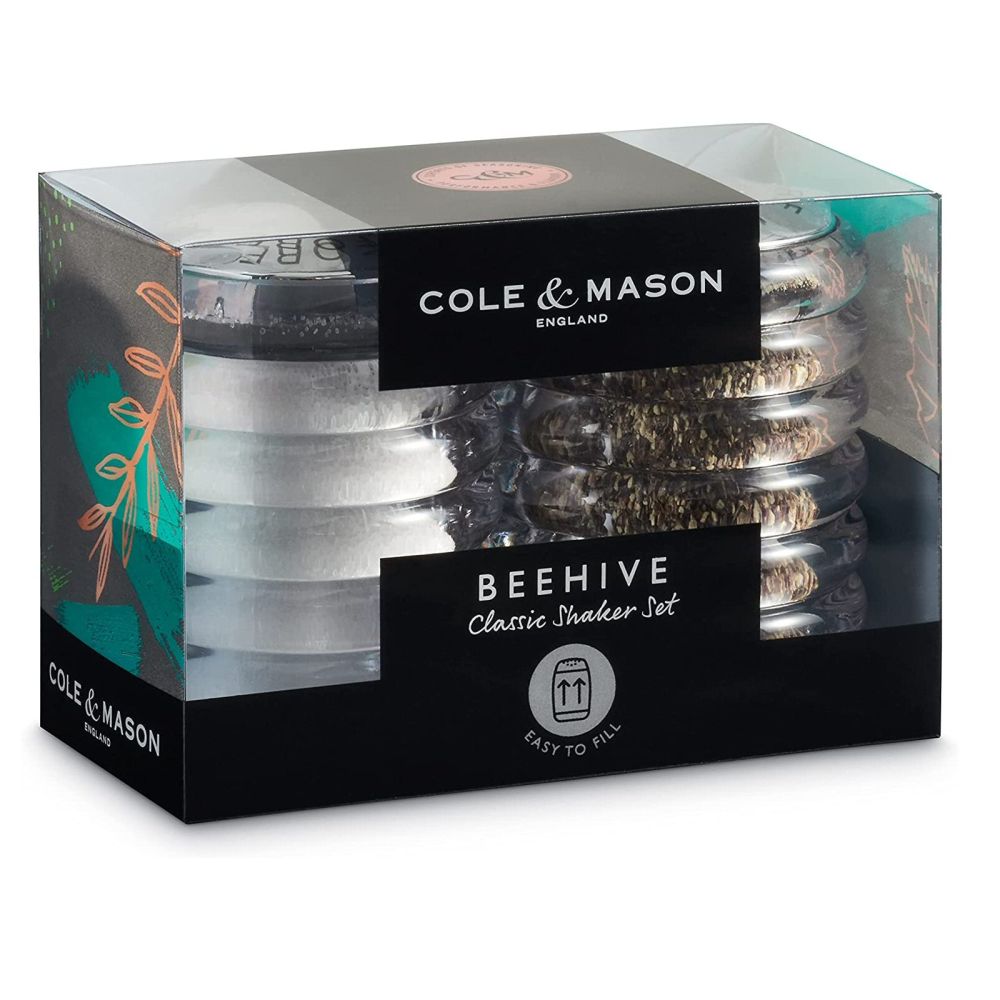 Cole & Mason 70mm Beehive Acrylic Salt & Pepper Shakers Set - Old Railway Line Garden Centre