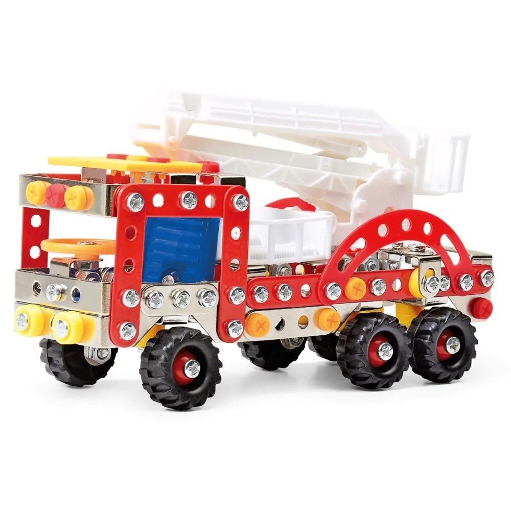 Construct It 239 Piece Original Fire Truck - Old Railway Line Garden Centre