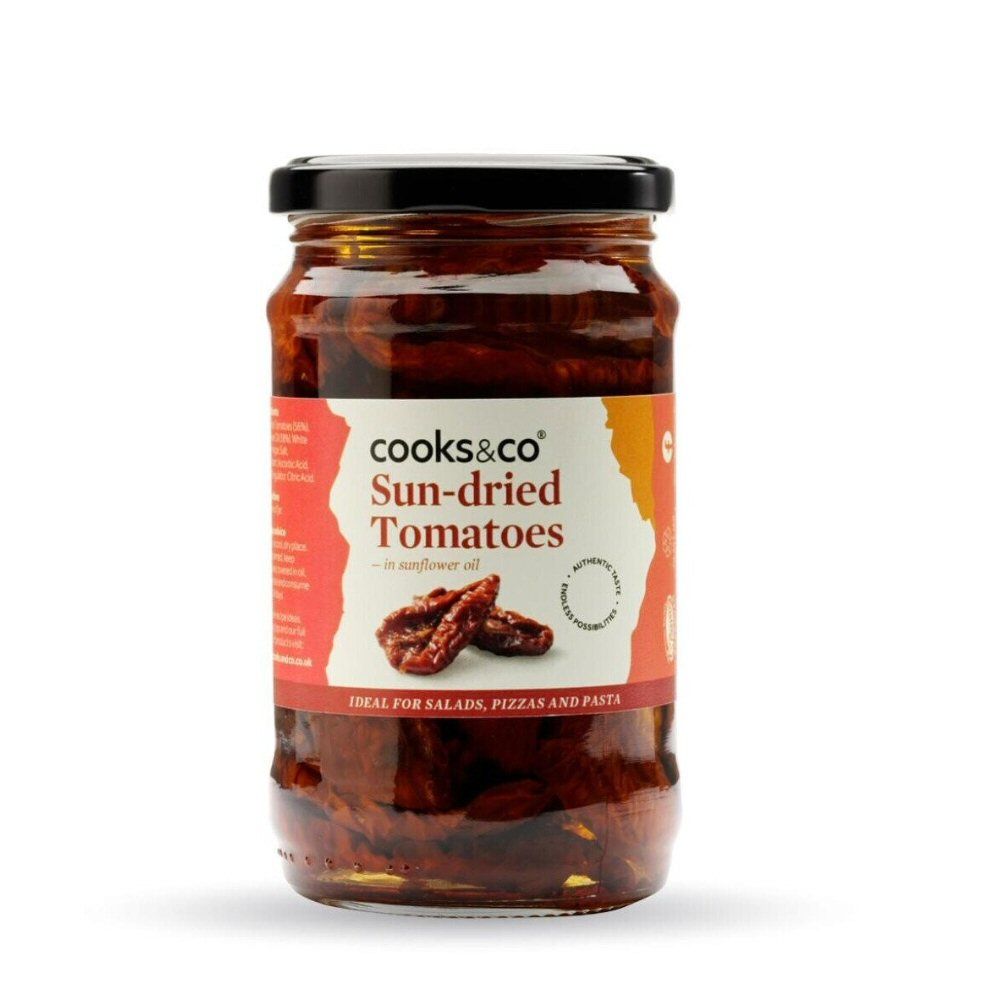 Cooks & Co. 280g Sundried Tomatoes in Sunflower Oil - Old Railway Line Garden Centre