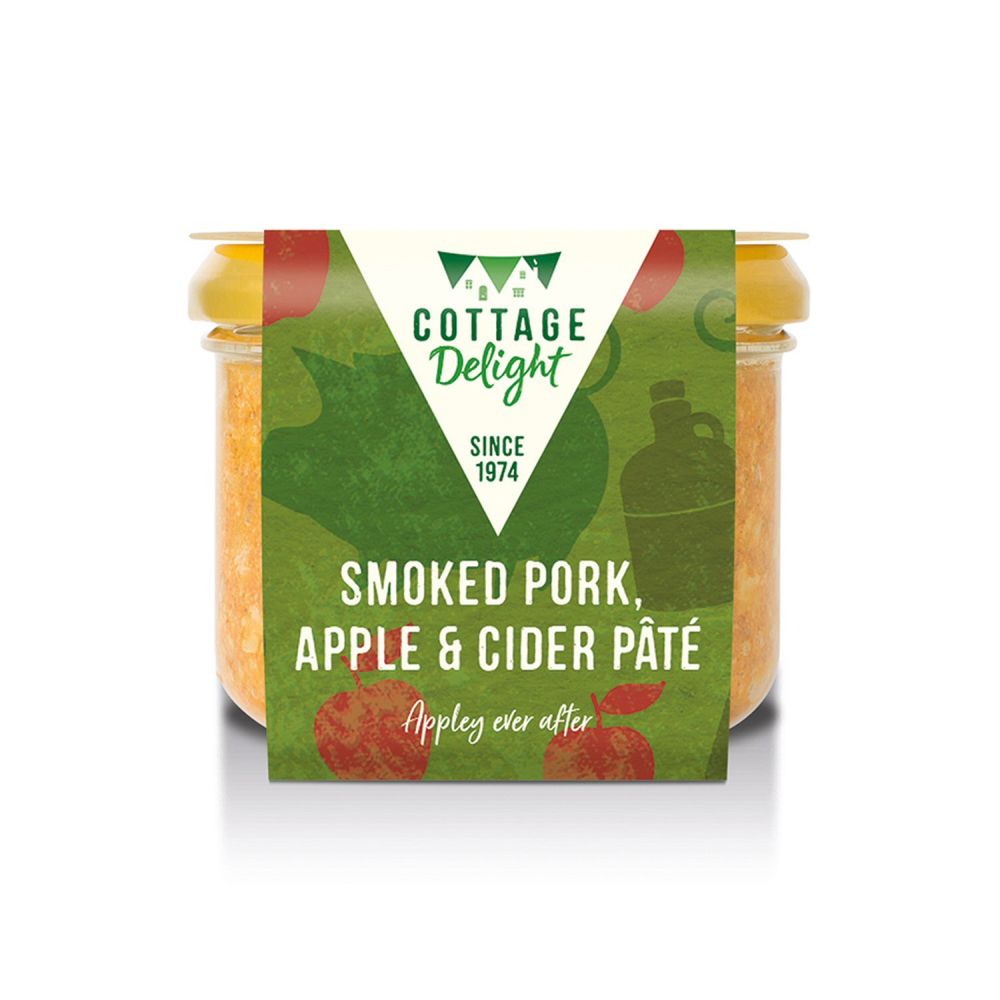 Cottage Delight 180g Smoked Pork Apple and Cider Pâté - Old Railway Line Garden Centre