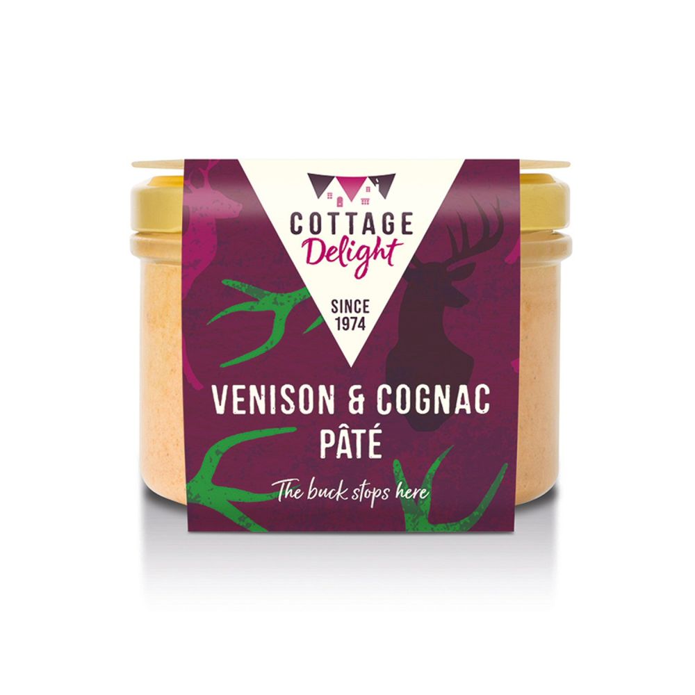 Cottage Delight 190g Venison and Cognac Pâté - Old Railway Line Garden Centre