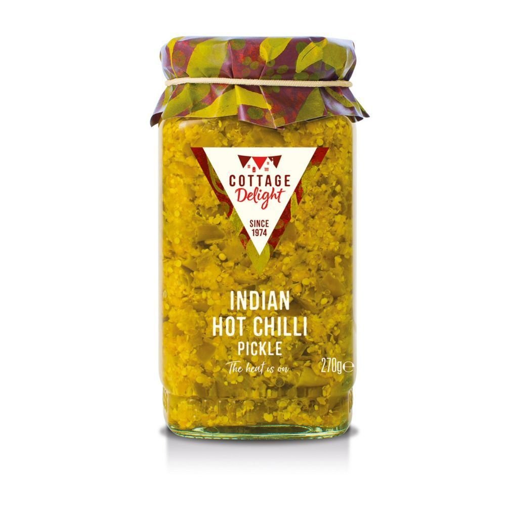 Cottage Delight 270g Indian Hot Chilli Pickle - Old Railway Line Garden Centre