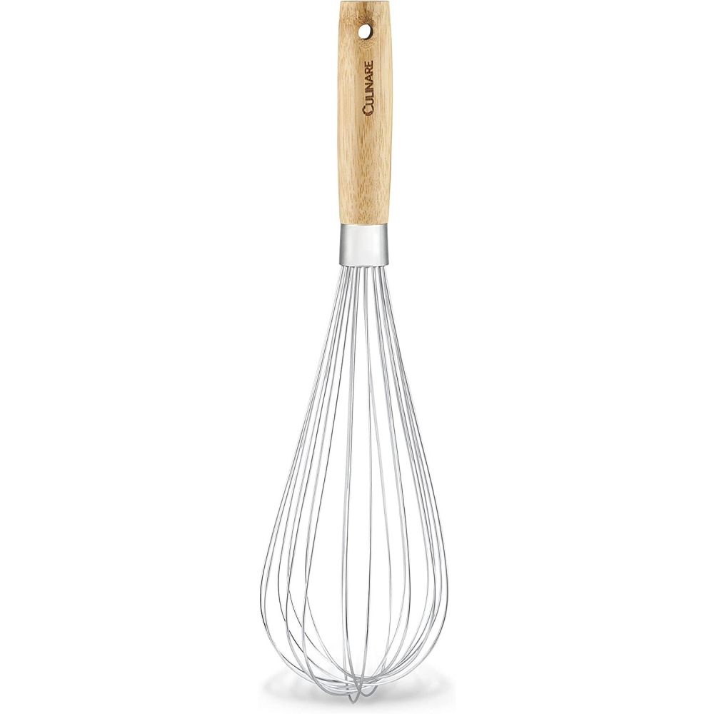 Culinare Naturals Sustainable Bamboo/Stainless Steel Whisk - Old Railway Line Garden Centre