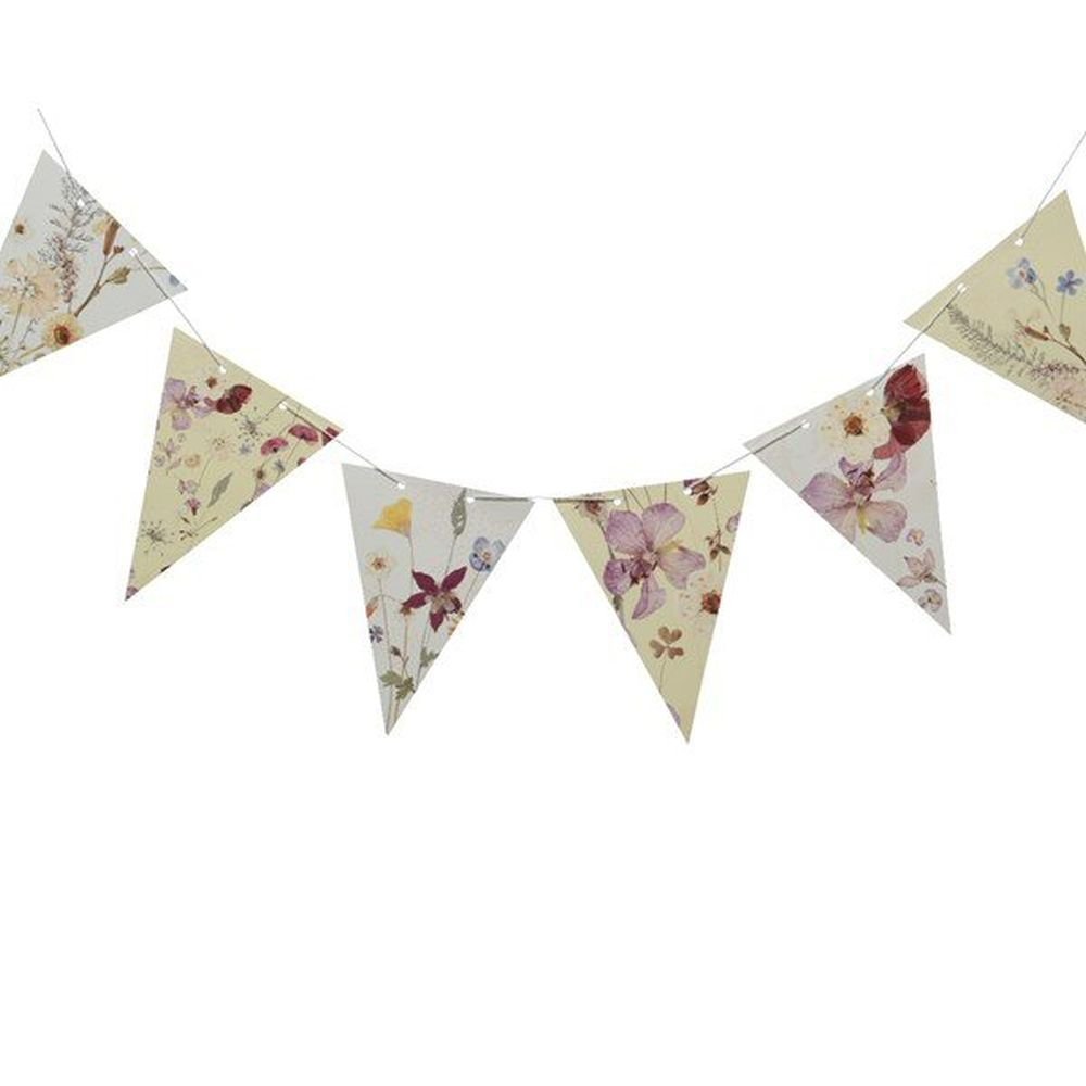 Decoris Flower Paper Bunting - Old Railway Line Garden Centre