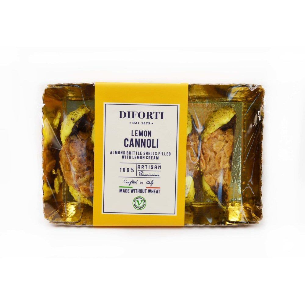 Diforti 200g Gluten Free Lemon Cream Cannoli - Old Railway Line Garden Centre