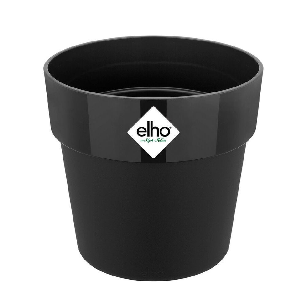 Elho 11cm Black B.For Original Round Mini Pot - Old Railway Line Garden Centre