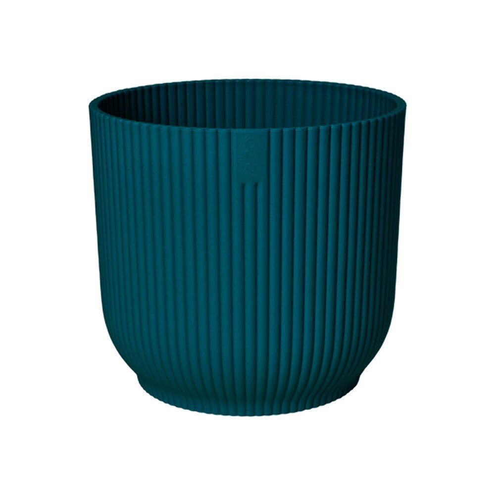 Elho 18cm Deep Blue Vibes Fold Round Pot - Old Railway Line Garden Centre