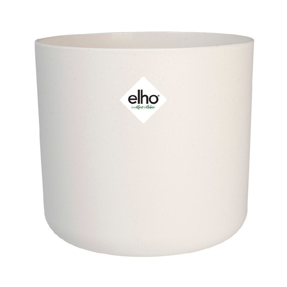 Elho 25cm White B.For Soft Round Pot - Old Railway Line Garden Centre