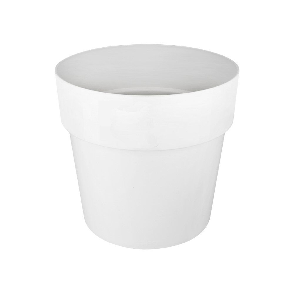 Elho White B.For Original Round Mini Pot - Old Railway Line Garden Centre