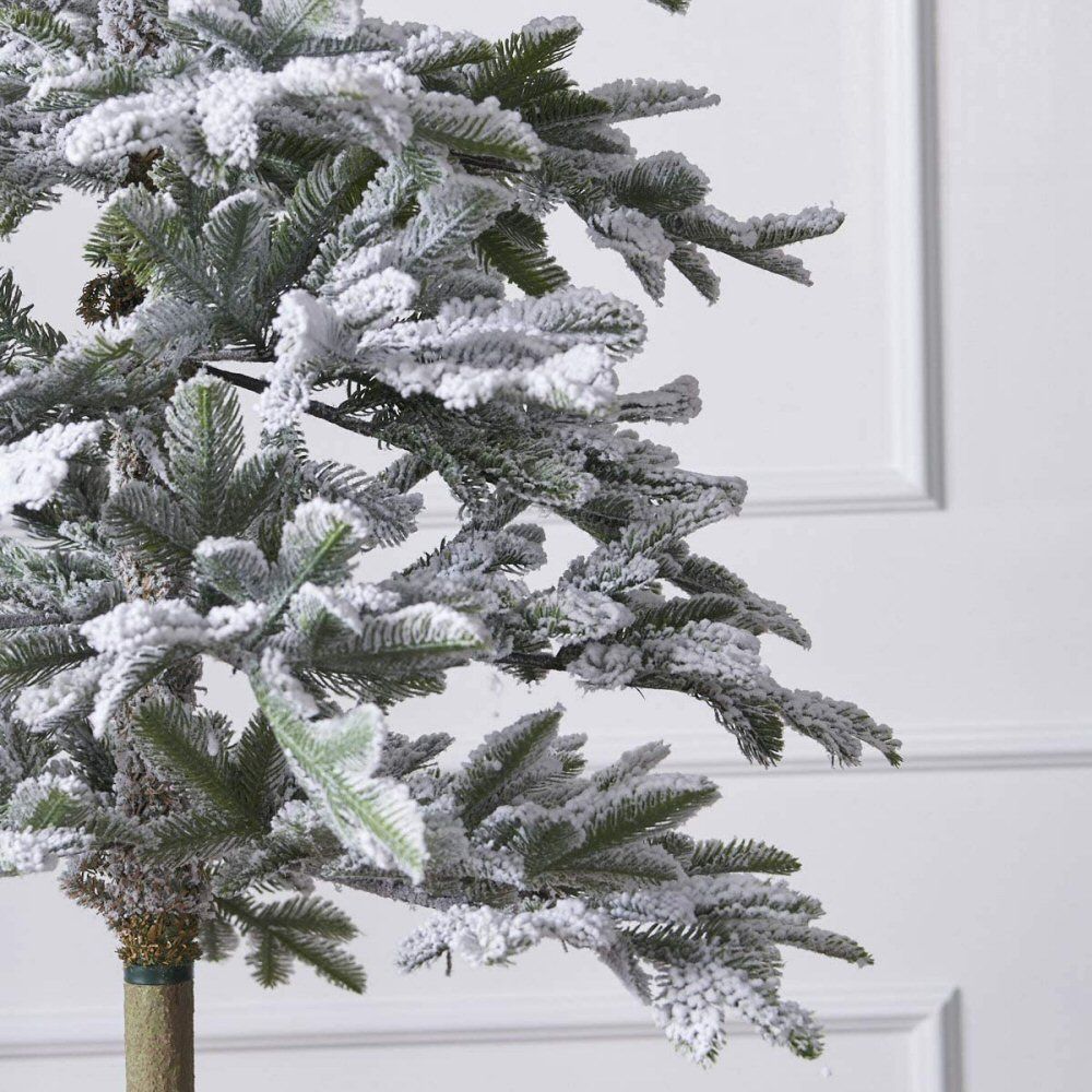 Everlands 2.4m (8ft) Snowy Alpine Fir Artificial Christmas Tree