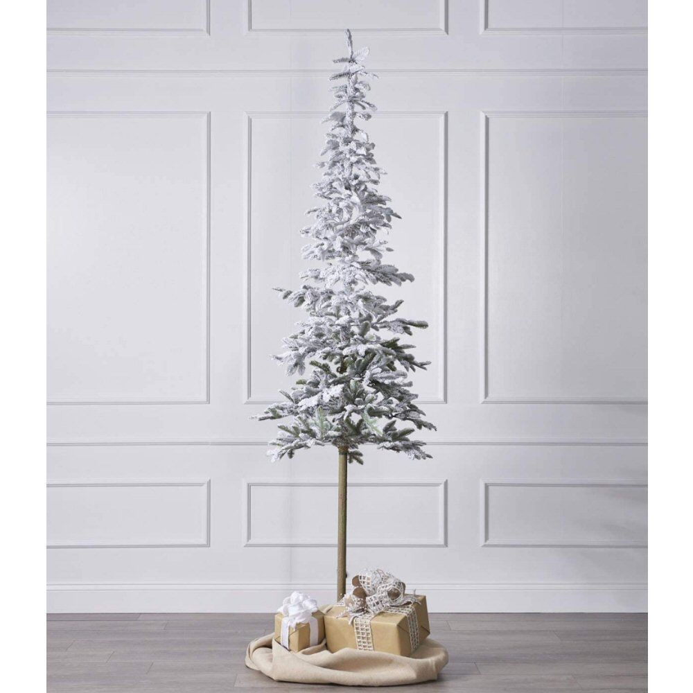 Everlands 2.4m (8ft) Snowy Alpine Fir Artificial Christmas Tree