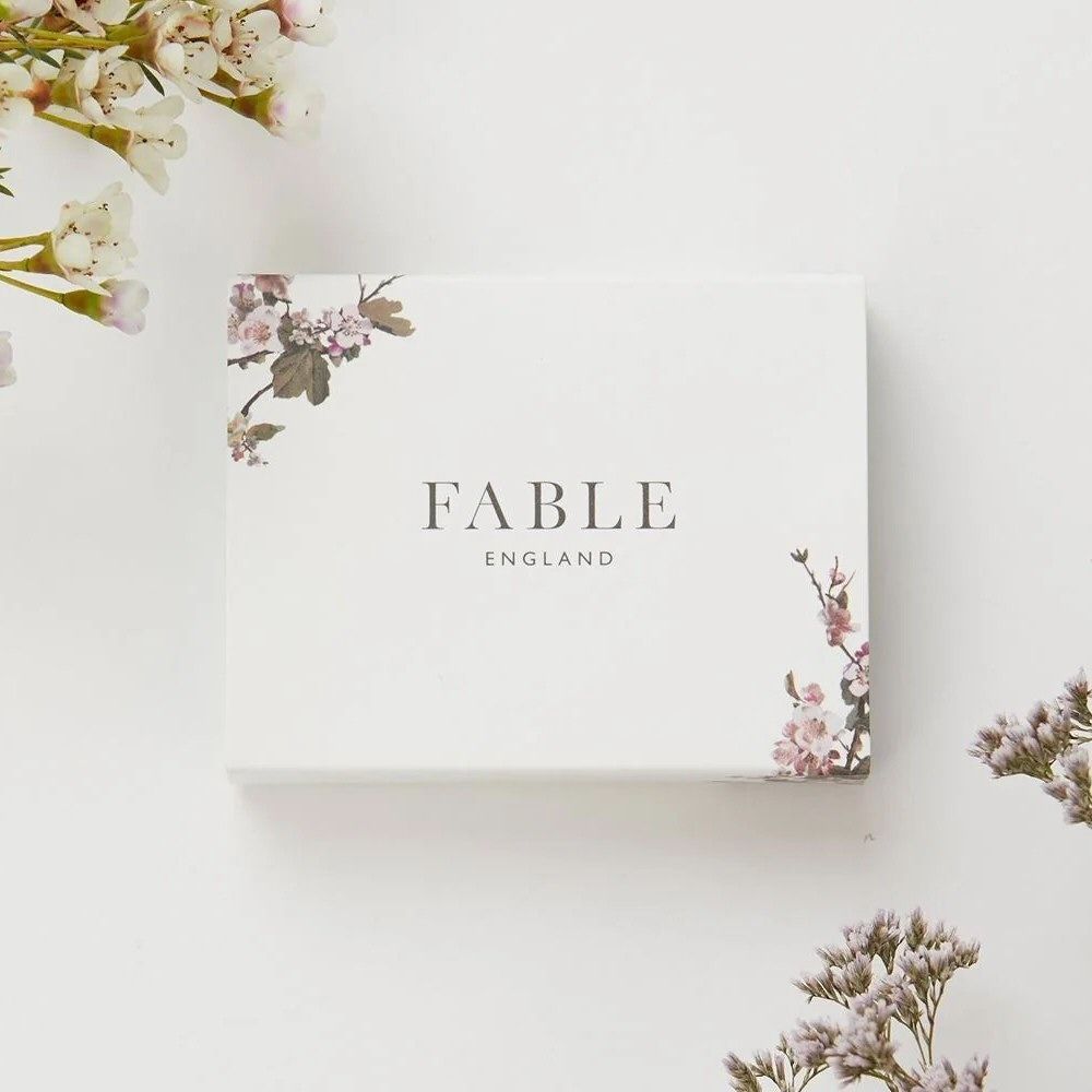 Fable England Enamel Swan Stud Earrings - Old Railway Line Garden Centre