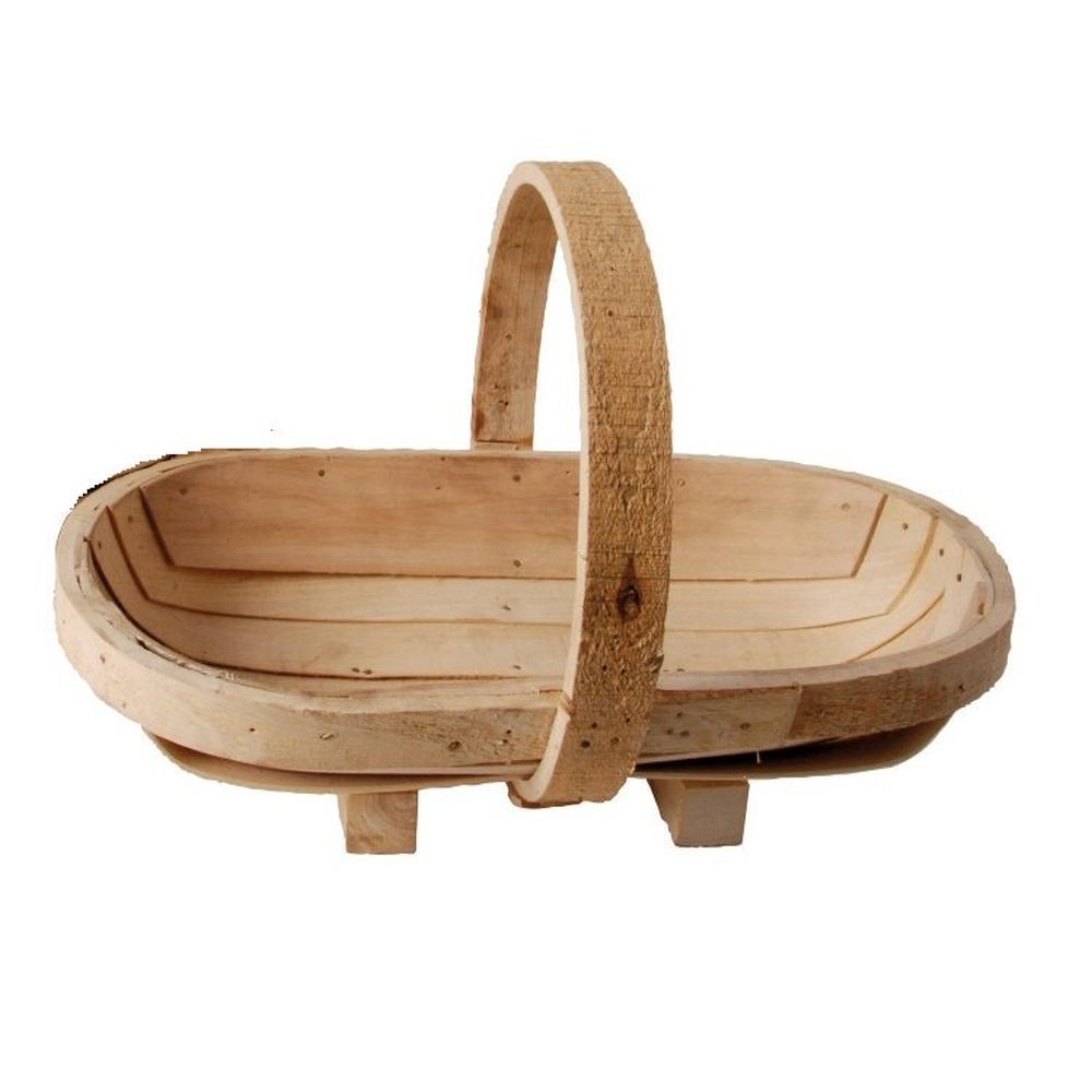 Fallen Fruits 29cm Small Willow Wood Trug - Old Railway Line Garden Centre