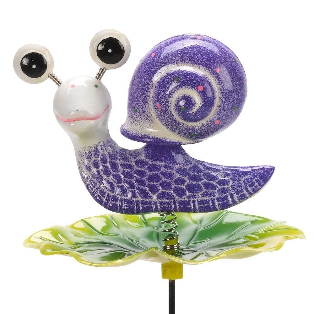 Flamboya 50cm Snail Loony Stake (Choice of 2) - Old Railway Line Garden Centre