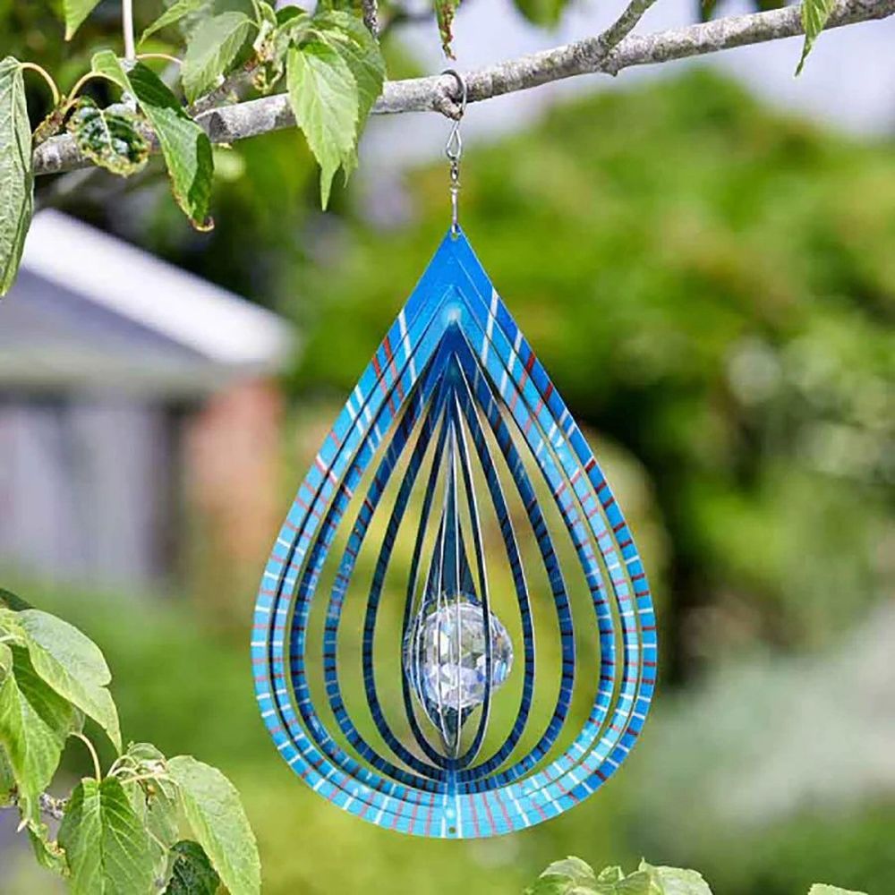 Flamboya Azure Crystal Teardrop Spinner - Old Railway Line Garden Centre