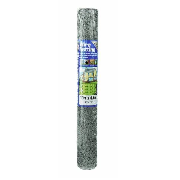 Gardman 13mm? Galvanised Wire Netting (10m x 0.6m) - Old Railway Line Garden Centre