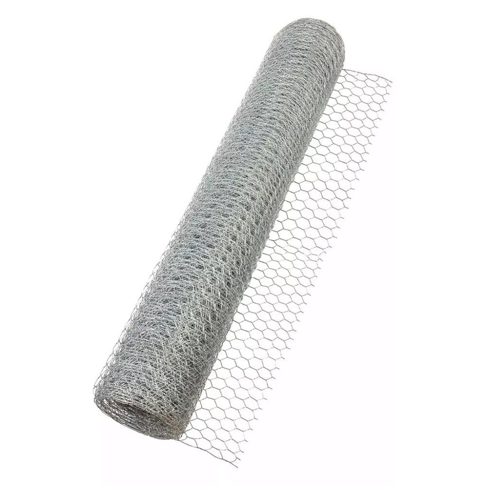 Gardman 13mm? Galvanised Wire Netting (10m x 0.6m) - Old Railway Line Garden Centre