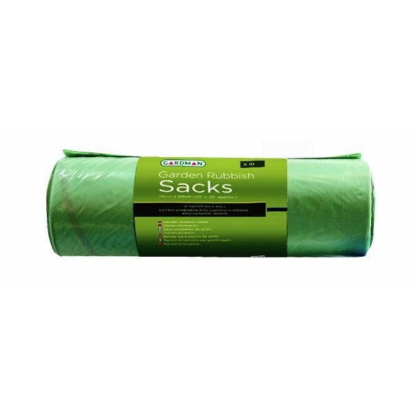 Gardman Garden Rubbish Sacks (Roll of 10) - Old Railway Line Garden Centre