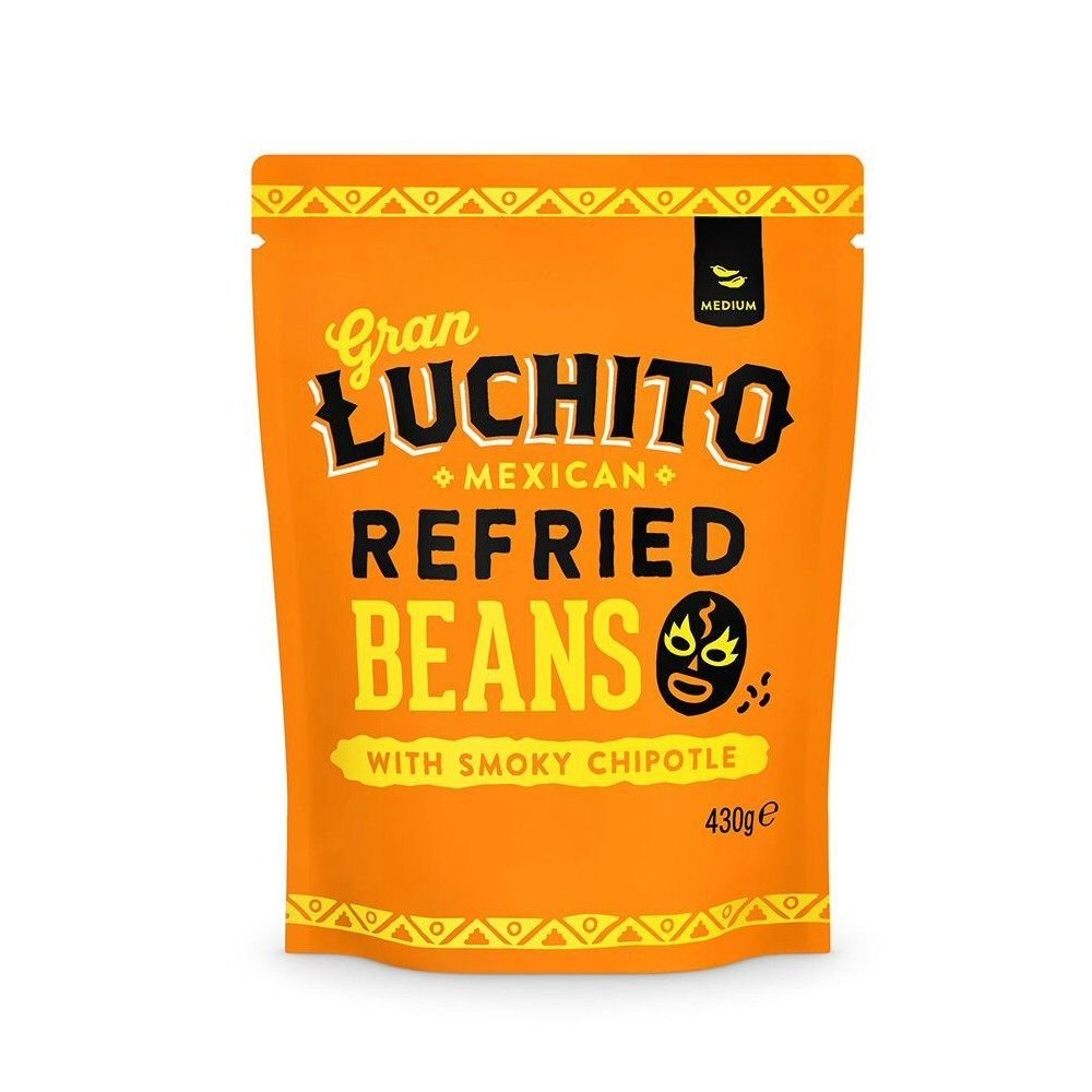 Gran Luchito 430g Smoky Chipotle Refried Beans - Old Railway Line Garden Centre