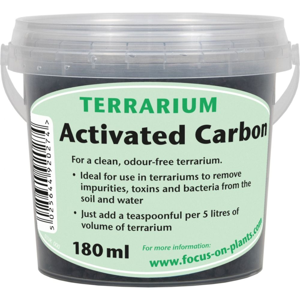 Growth Technology 180ml Terrarium Activated Carbon (Charcoal) - Old Railway Line Garden Centre
