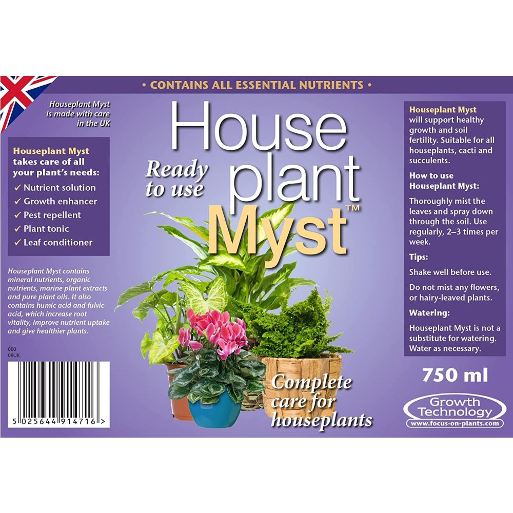 Growth Technology 750ml Houseplant Myst - Old Railway Line Garden Centre