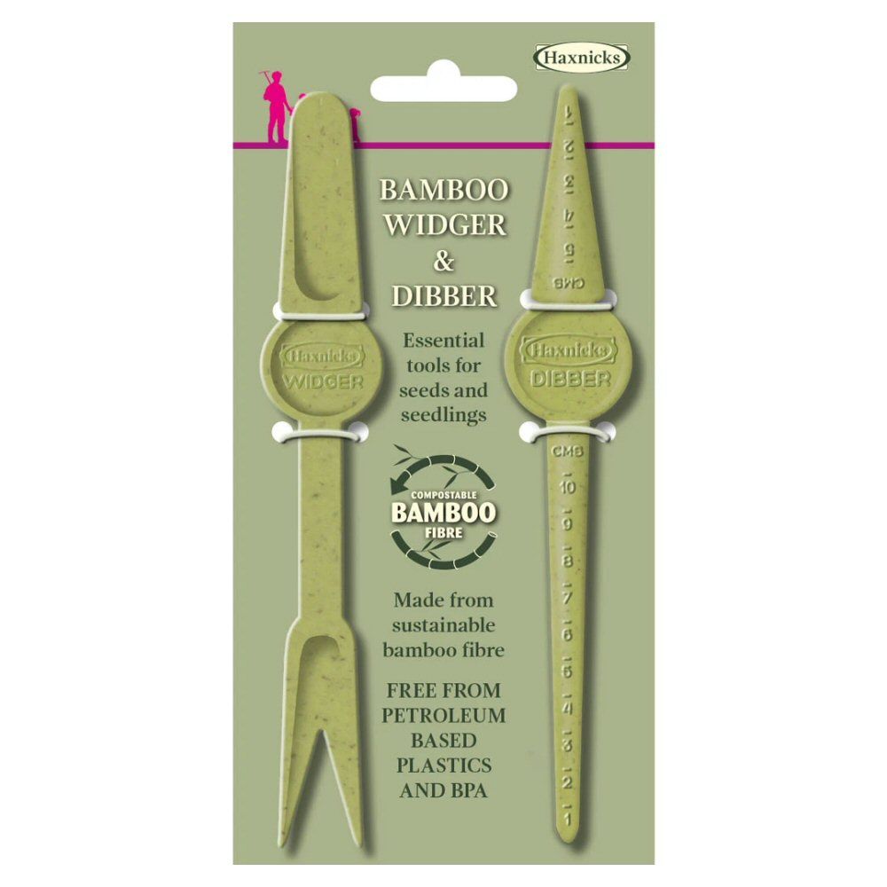 Haxnicks Bamboo Widger & Dibber Set - Old Railway Line Garden Centre