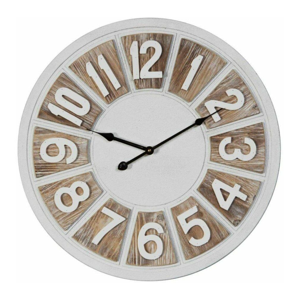 Hestia 50cm 2 Tone Round Arabic Dial Wall Clock - Old Railway Line Garden Centre
