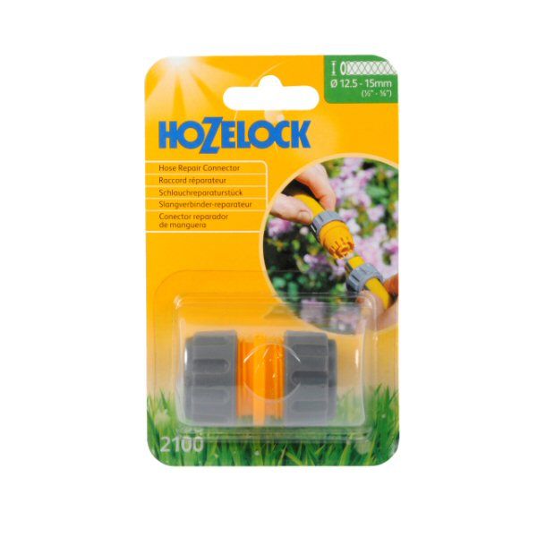 Hozelock 12.5mm Hose Repair Connector 2100 6012 - Old Railway Line Garden Centre
