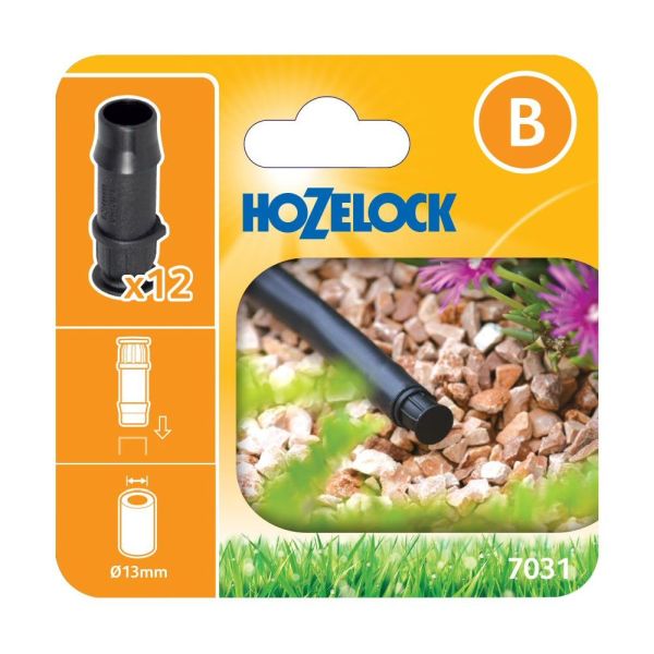 Hozelock 13mm End Caps (Set of 12) 7031 - Old Railway Line Garden Centre