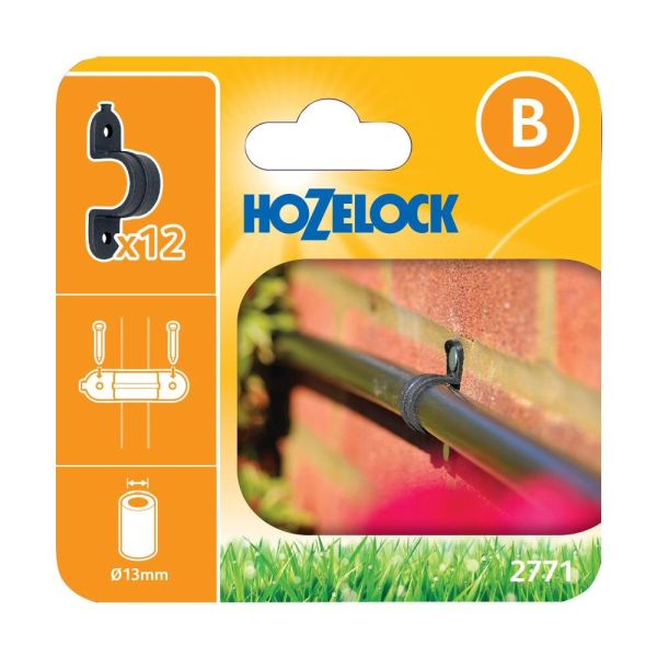 Hozelock 13mm Saddle Clamps (Pack of 12) 2771 - Old Railway Line Garden Centre