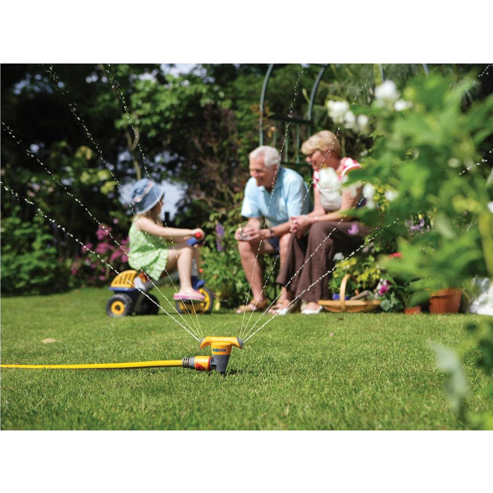Hozelock 177m² Round Water Sprinkler - Old Railway Line Garden Centre