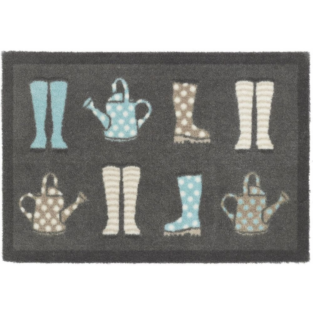 Hug Rug My Mat 50cm X 75cm Wellies Mat - Old Railway Line Garden Centre