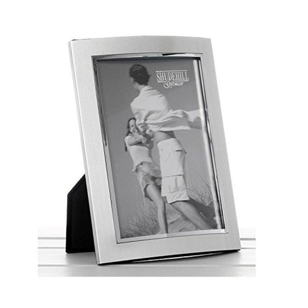 Joe Davies 5x7 Silver Anodised Curved Photo Frame - Old Railway Line Garden Centre