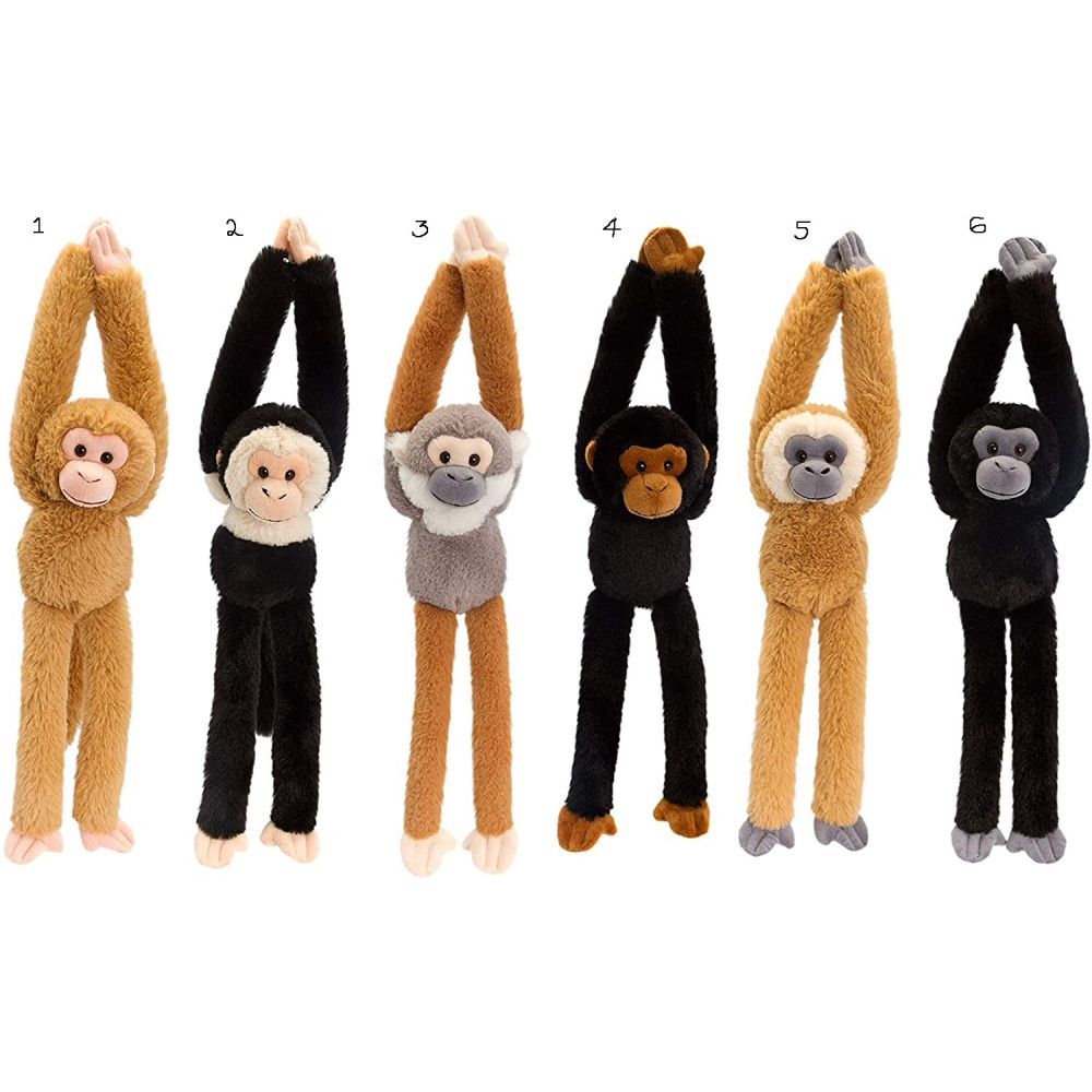 Keeleco 40cm Eco - Friendly Hanging Monkeys Soft Toy (Choice of 6) - Old Railway Line Garden Centre
