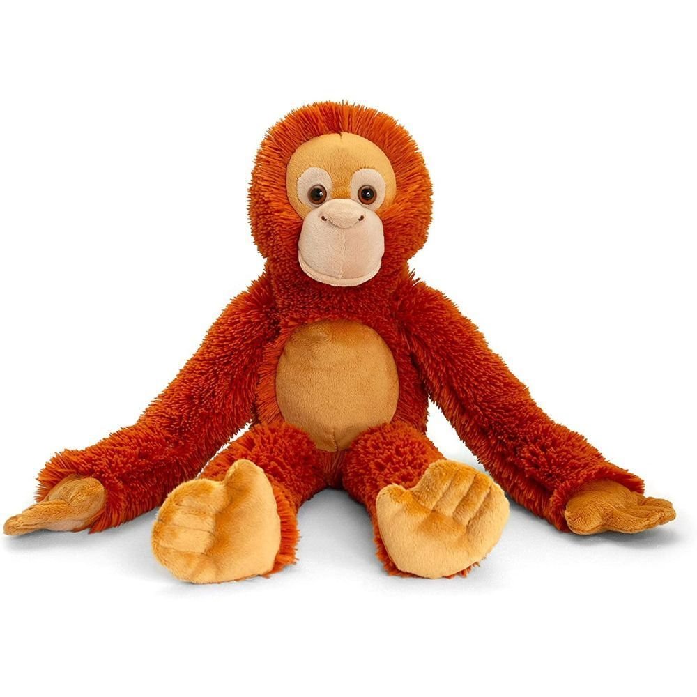 Keeleco 50cm Eco - Friendly Long Orangutan Soft Toy - Old Railway Line Garden Centre