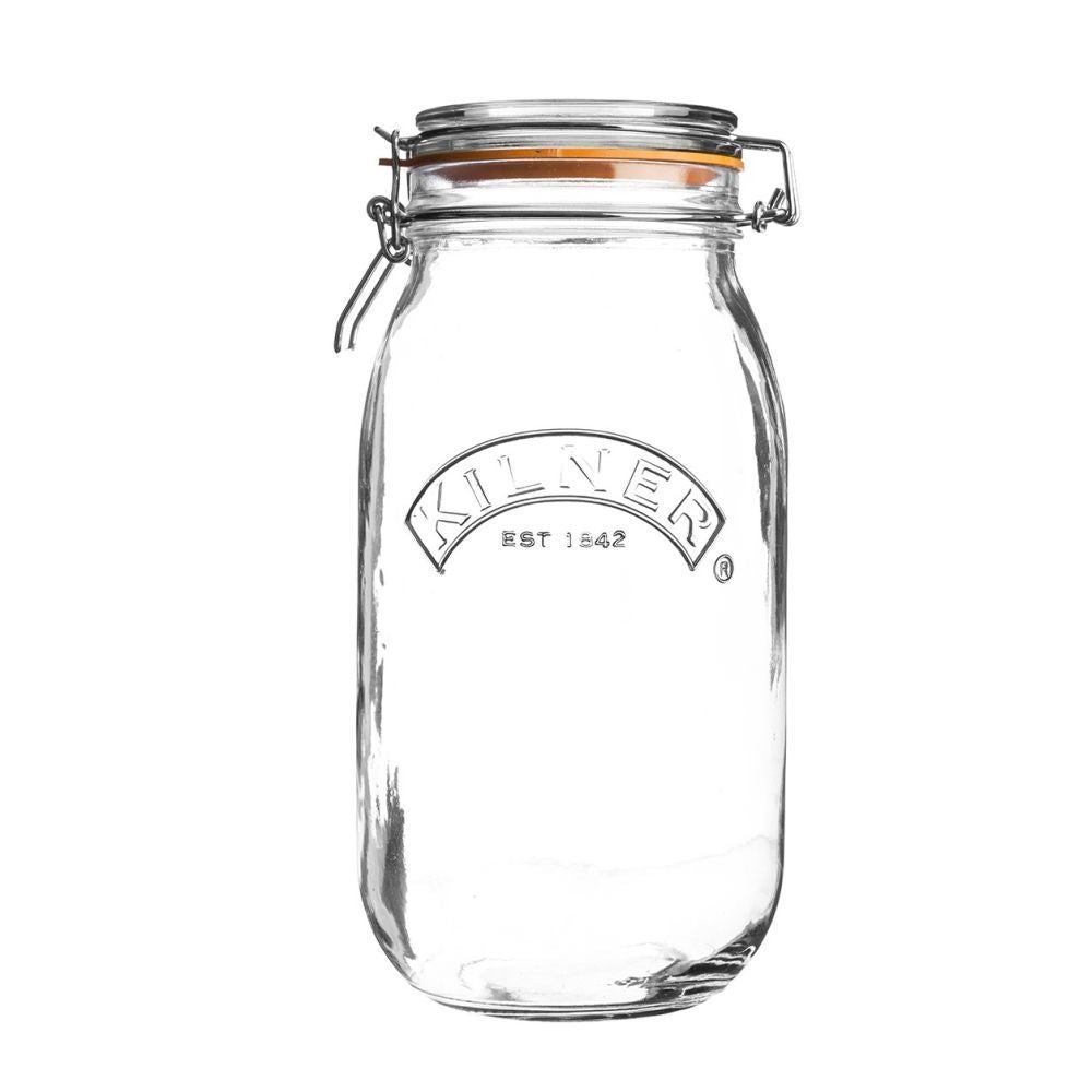 Kilner 3 Litre Clip Top Round Jar - Old Railway Line Garden Centre
