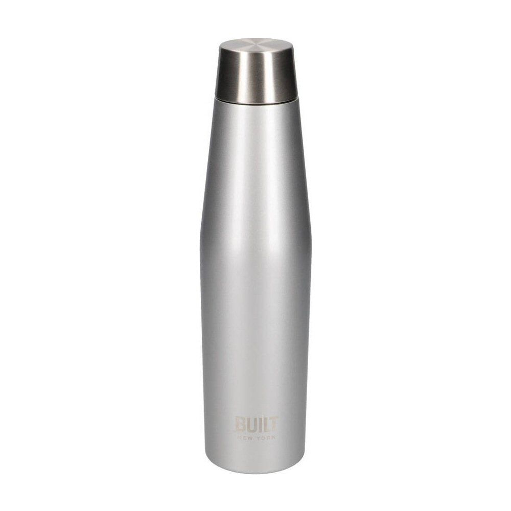 Kitchen Craft Built Perfect Seal 540ml Silver Hydration Bottle - Old Railway Line Garden Centre
