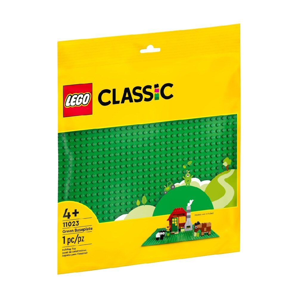 LEGO Classic 32 - Stud (25cm) Green Baseplate - Old Railway Line Garden Centre
