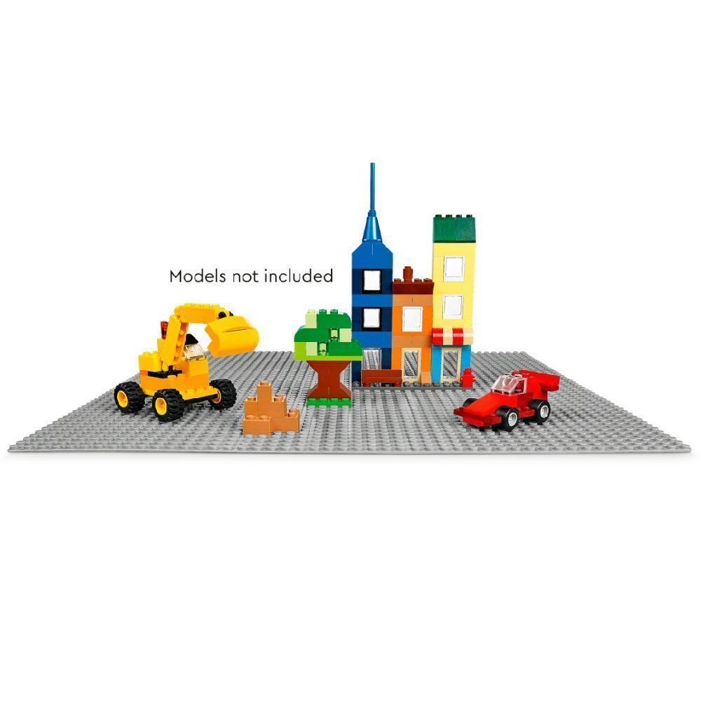 LEGO Classic 48 - Stud (38cm) Grey Baseplate - Old Railway Line Garden Centre