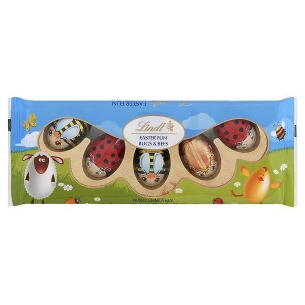 Lindt 50g Milk Chocolate Fun Bugs & Bees - Old Railway Line Garden Centre