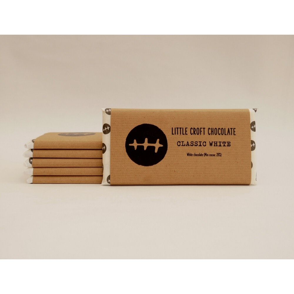 Little Croft 70g Classic White Chocolate Bar - Old Railway Line Garden Centre