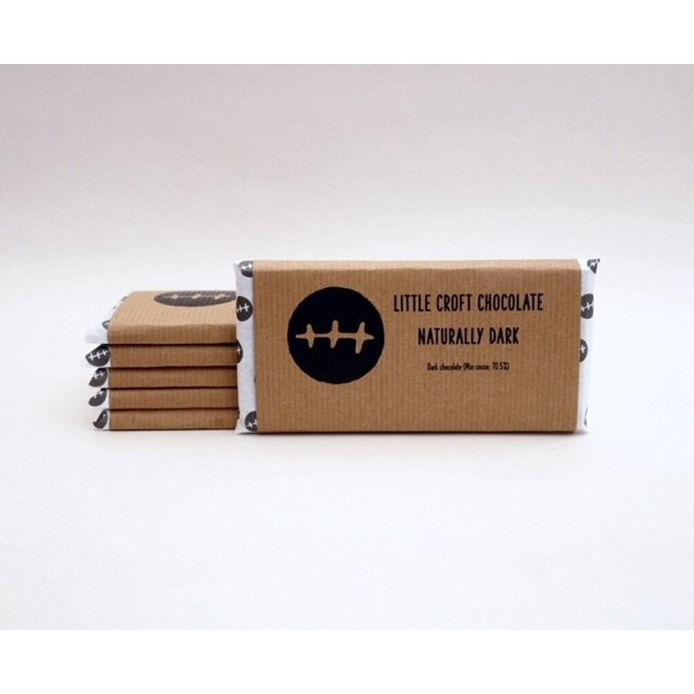 Little Croft 70g Naturally Dark Chocolate Bar - Old Railway Line Garden Centre
